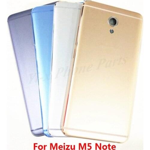 1pcs For MEIZU M5 Note Battery Door Back Cover Housing Case For Meilan note5 5.5 Inch With Camera Lens No Power Volume Buttons