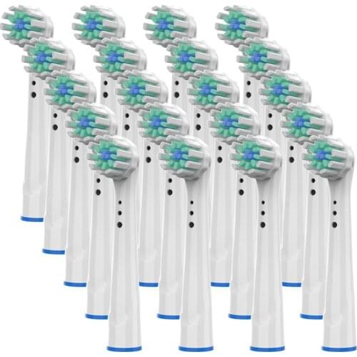 20Pcs replacement brush heads for Oral B electric toothbrush before power/Pro health/Triumph/3D Excel/clean precision vitality