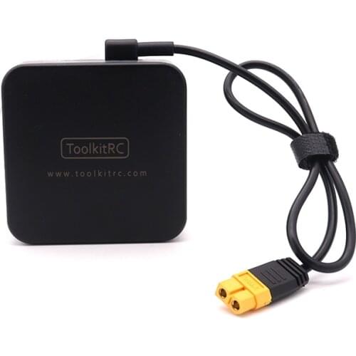ToolKitRC ADP100 100W 20V Power Adapter with XT60 Output DC Adapter Fit iSDT Q8 Q6 Hota D6 Pro HTRC SkyRC Charger RC Drone