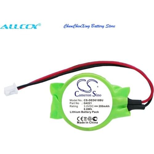 Cameron Sino 200mAh Battery for DELL Inspiron 9200,9300,9400, Latitude D500,D505,D510,D520,D600,D610,D620,D810,D830,L400,X200