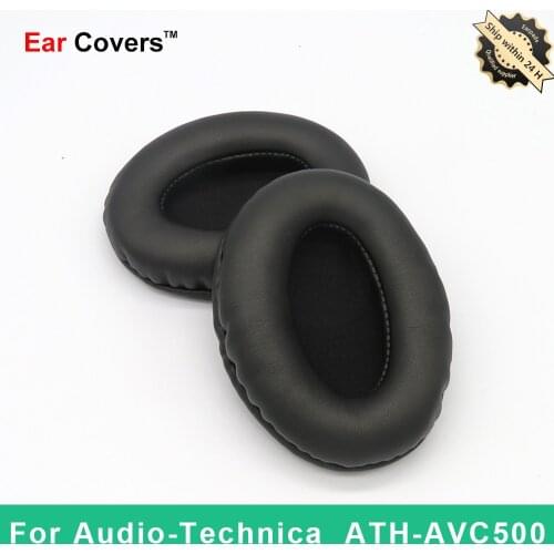 Ear Pads For Audio Technica ATH-AVC500 ATH AVC500 Headphone Earpads Replacement Headset Ear Pad PU Leather Sponge Foam