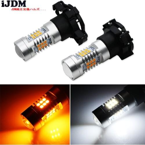 Error Free PY24W 5200s LED Bulbs For BMW Front Turn Signal Lights, Fit E90/E92 3 Series, F10/F07 5 Series, E83 E70 X5 E71 , etc