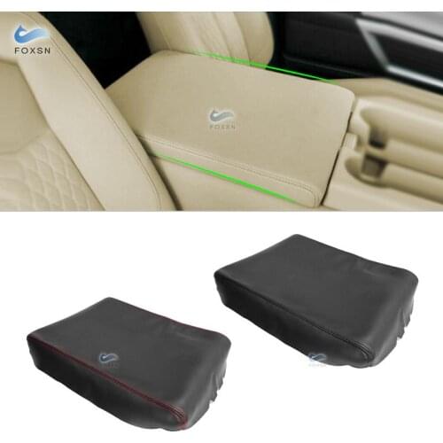 For Nissan Titan 2004 05 06 07 08 09 10 11 12 13 14 Microfiber Leather Car Center Console Lid Armrest Pad Bench Seat Cover Trim