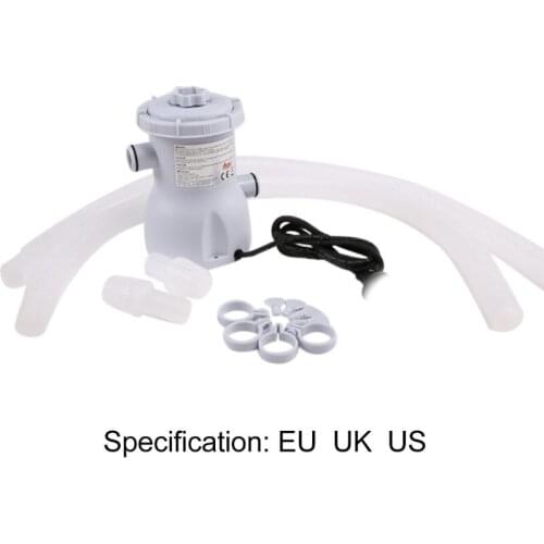 Electric Swimming Pool Filter Pump for Above Ground Paddling Pools Water Cleaner drowship