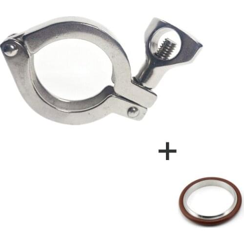 KF10 KF16 KF25 KF40 kF50 304 Stainless Steel Vacuum Clamp Pump Flange Fitting Parts With O-ring and Bracket