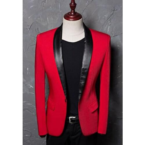 Handsome Groomsmen Shawl Lapel Groom Tuxedos Mens Wedding Dress Man Jacket Blazer Prom Dinner (Jacket+Pants+Tie) K99