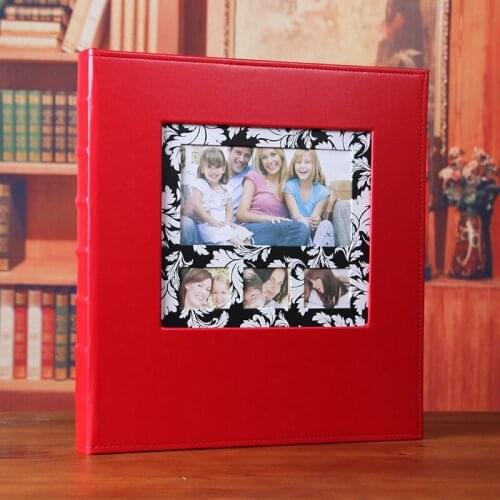 Sticker Album Photo Mariage Leather Cover Gallery Family Large Capacity Growth of The Baby Album 6 Inch 600 Photos 400 Photos XX