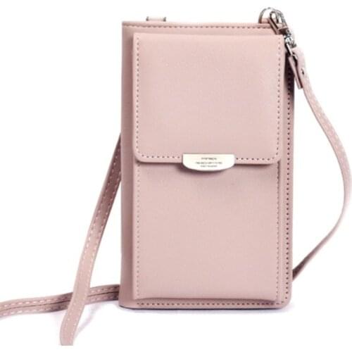 New Mobile Phone Bag Organizer Ladies Wallet PU Long Large Capacity Multifunctional Mini Bag shoulder Bags Diagonal Storage Bag