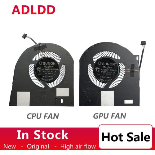 New Original CPU GPU Cooling Fan For DELL Precision 7530 MG75090V1-C160-S9A MG75090V1-C170-S9A