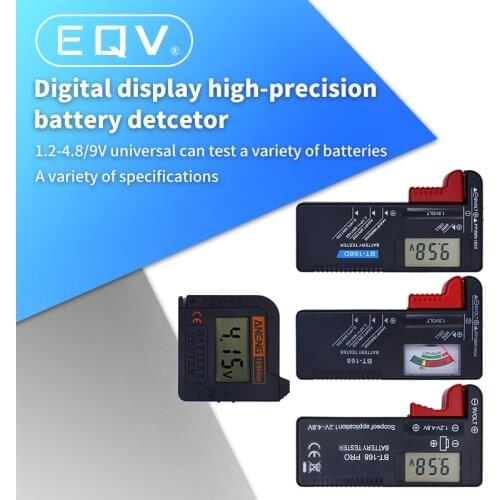 Official AN-168 Digital Lithium Battery Capacity Tester Checkered load analyzer Display Check AAA AA Button Cell Universal test