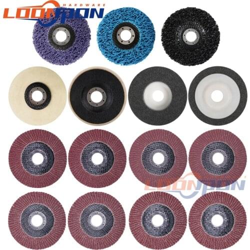 115mm Resin Cutting Disc Flap Discs Grinding Wheels Polishing wheel Grinding Set for cleaning polishing Cutting 15/22Pcs