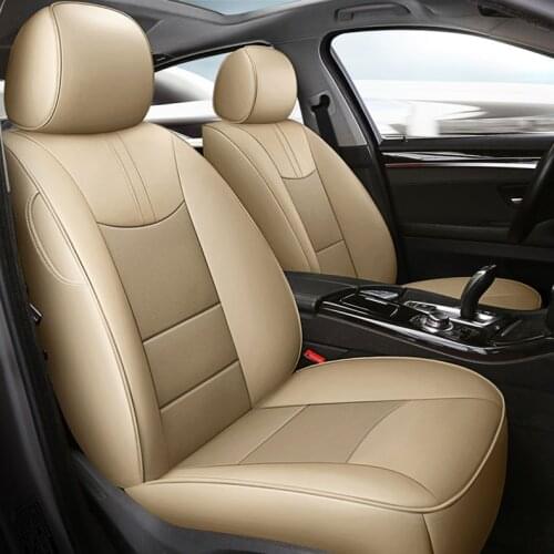 Custom cowhide car seat cover for Porsche Macan Cayenne boxster Panamera Car Seat Cover PU Leather Auto Seat Protector Interior