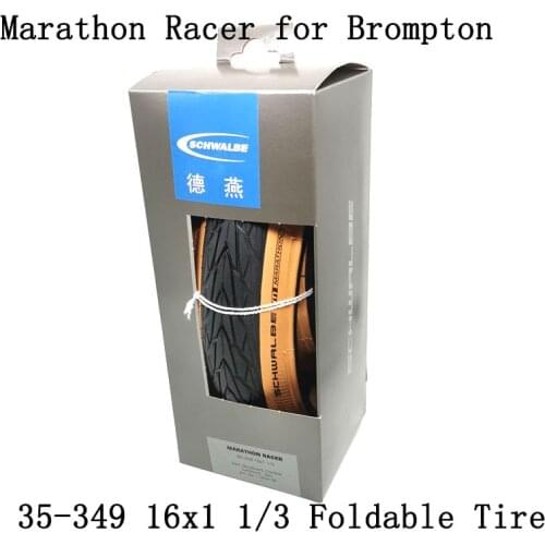 Marathon Racer 16 Inch Tire 35-349 16x1 1/3 Foldable Tyre RaceGUard Twinshin Ultralight Boxed