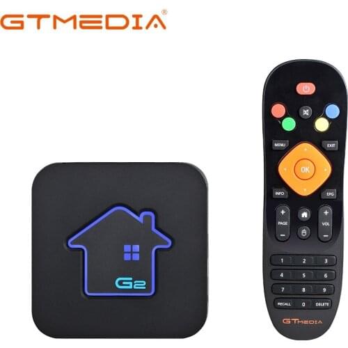 GTMEDIA G2 Android TV BOX 2GB RAM/16GB ROM Quad-Core Media Box 2.4GHz/5.0GHz WiFi H.265 4K Mini TV Box Support IPTV GTplayer