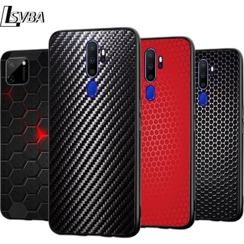 Carbon Venom structure Fiber For OPPO A5 A9 A7 A11X A1K A12 A12E A31 A32 A53 A53S A72 A73 A93 AX7 Pro 2020 2018 5G Phone Case