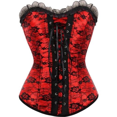 Victorian Wedding Dress Corsets for Women Corset Top Lace Corset Womens Bustiers Plus Size Corsets