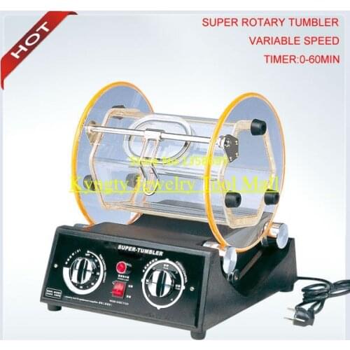 Rotary Tumbler Large Capacity Jewelry Cleaning Machine Jewelry Machine and Equipment Rotary Polisher