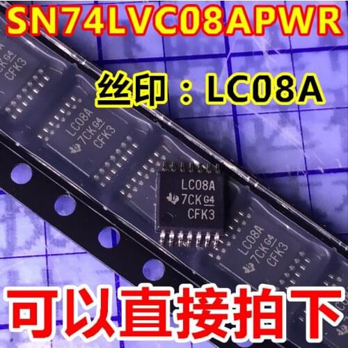 5pieces SN74LVC08APWR TSSOP14 SN74LVC08 LC08A
