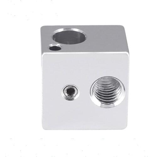 3D printer accessories full metal E3D hot end block aluminum alloy oxidation treatment 16X16X12mm