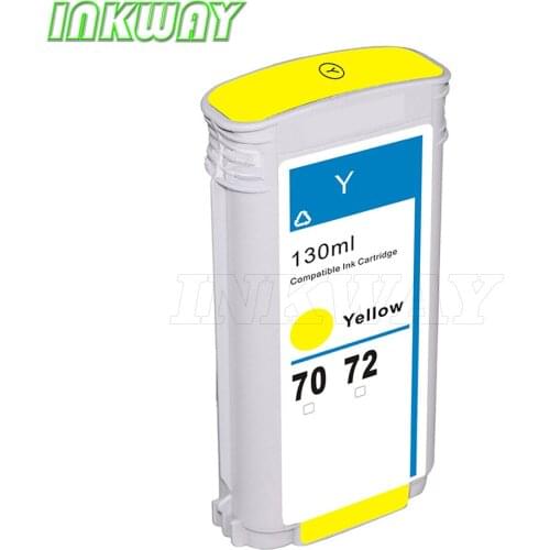 INK WAY 1 Yellow Remanufactured Ink Cartridge For HP72Y(C9373A)