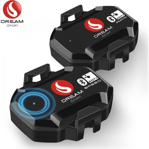Speed Cadence Sensor ANT+ Bluetooth Wireless for Bike Computer Odometer Speedmeter Cycling Accessories DREAM SPORT