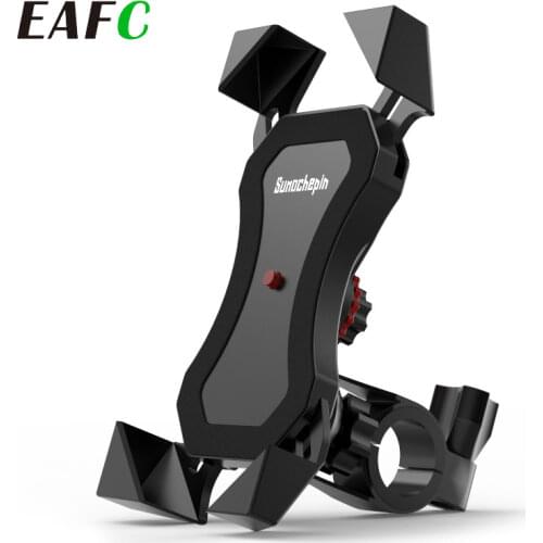 Motorcycle Handlebar Bike Mobile Cell Phone Mount Holder Support Bicycle Phone Stand For 4-6.5 inches For Samsung Huawe Xiaomi