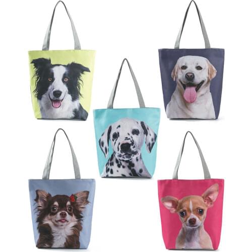 Dropshipping Eco Friendly bag shipping bags Eco Shopping Bag Reuseable Tote Bag bolsa reusable bags Floral Summer Beach Zipper