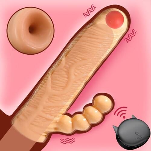 Male Masturbation for Sex Blowjob Glans Vibrators Wireless Remote Control Penis Trainer Delay Ejaculation Dick Erotic Gadgets