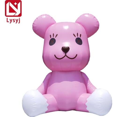 Customized Cute Giant Inflatable Bear Decorative Pink Bear for Events Party Festival