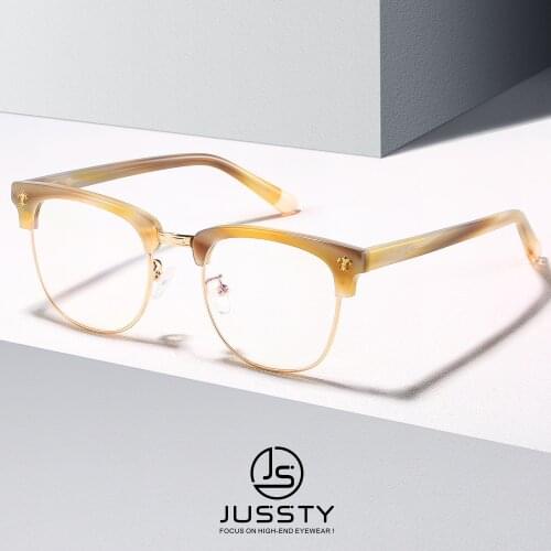 Big Frame Retro Optical Eyeglasses Frame Men Myopia Prescription Glasses Frame Male High End Italy Acetate Spectacles Frame