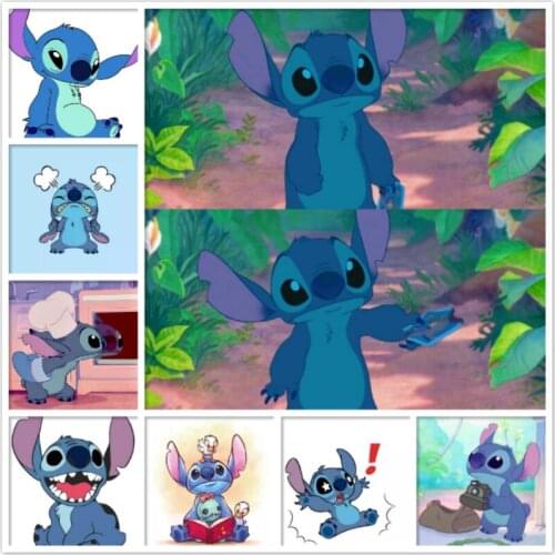 Disney 5D Diamond Painting Set Cuadros Broderie Cartoons Animal Mosaic Stilson Cross Stitch Kit Diamand Embroidery Full Kid Gift