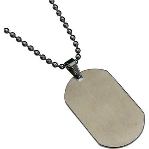 Customizable logo blank zinc alloy dog tag and bottle opener