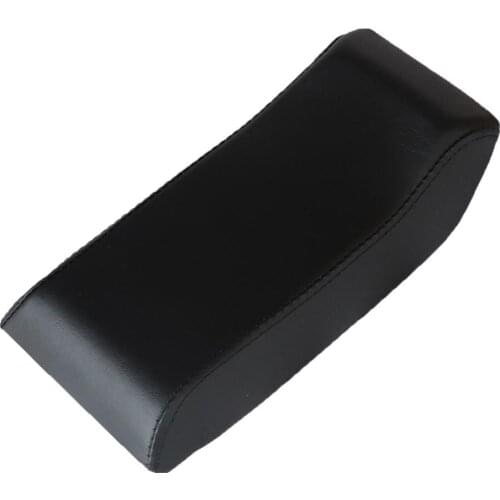 New Passenger Sissy Bar Backrest Cushion Pad For Harley Honda Suzuki Synthetic Leather Motorcycle Seat