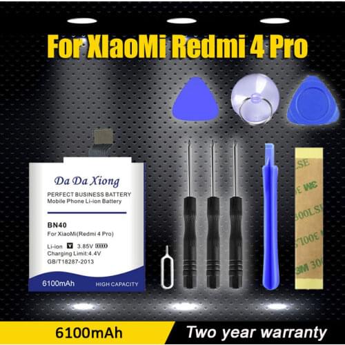 New Item [ BN40 ] Phone Battery for Xiaomi Redmi 4 Pro, Phone Accumulator for 3G RAM 32G ROM Edition Battery