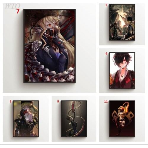 Anime Posters CODE VEIN Io Mia Karnstein Louis Canvas Painting Posters and Prints Wall Decor Poster Wall Art Picture Home Decor