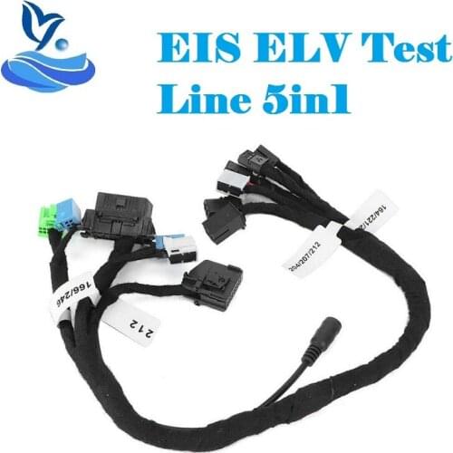 Work For VVDI MB BGA TOOL CGDI Prog EIS ELV Full Set With Dashboard Connector EIS ELV Test Cables 5In1 Maintenance