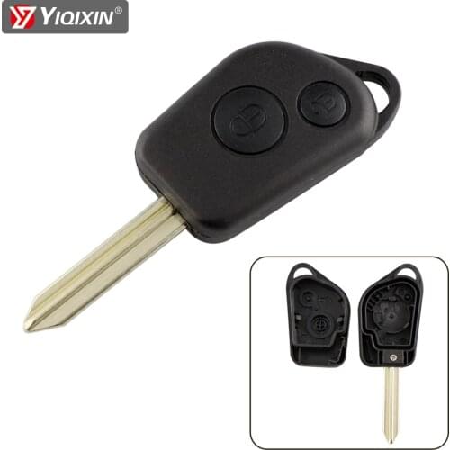 YIQIXIN New Remote Car Key Shell Cover For Citroen Elysee Saxo Xsara Picasso Berlingo 2 Button Entry Key Case Fob Uncut Blade