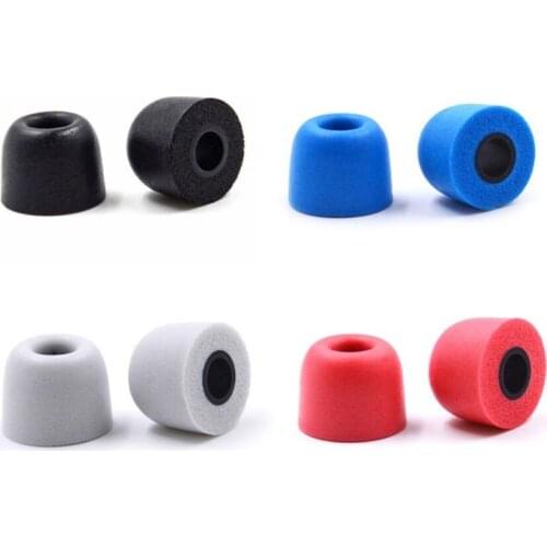 New Upgrade Original 1Pair(2pcs) Noise Isolating Comfortble Memory Foam Ear Tips Pads Earbuds For In Earphone Headphones