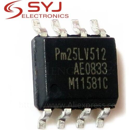 10pcs/lot PM25LV512A-100SCE PM25LV512 SOP-8 In Stock