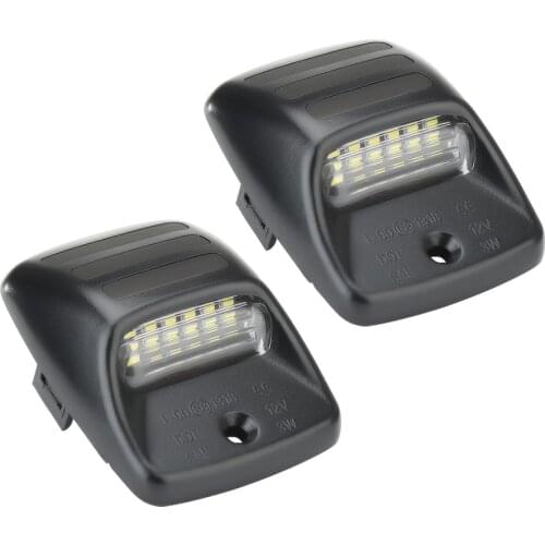 2Pcs LED License Plate Lights For Toyota Tacoma Tundra 6000K Auto Tail Lamp LED License Number Plate Light Car Lights 2021