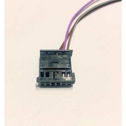 10pcs/lot 6 Pin/Way Sunroof Anti-theft Horn Switch Plug Connector Socket With Terminal For Volkswagen AUDI 4B0971978B