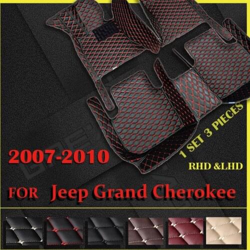 Car floor mats for Jeep Grand Cherokee 2007 2008 2009 2010 Custom auto foot Pads