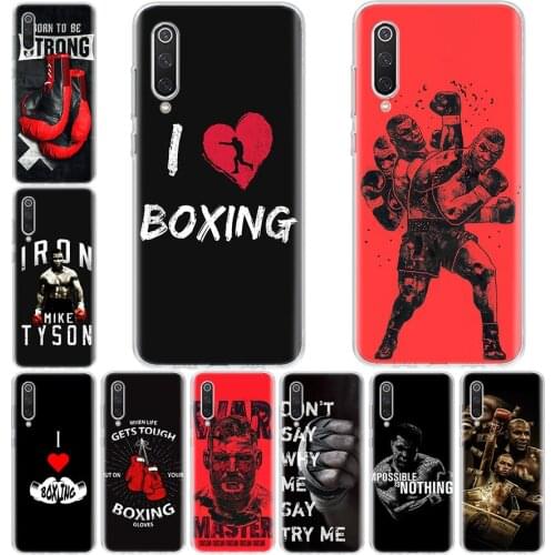 Mike Tyson Boxer Man Phone Case For Xiaomi Note Mi 11 8 9 9T 10 10T Ultra CC9 A1 A2 A3 F1 F2 F3 Lite Pro X3 6X 5X CC9E Cover
