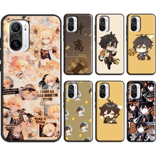 Genshin Impact Zhongli For POCO X3 M3 Pro F2 F1 F3 Case For Xiaomi Mi 11 8 9 Mi 10T 9T Pro Mi Note 10 Lite Coque