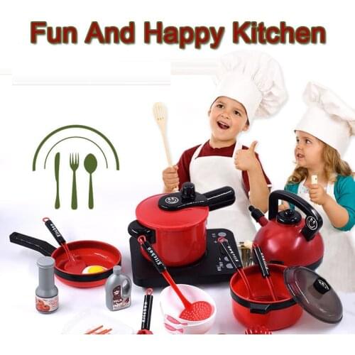 11-56pcs Children Simulation Kitchenware Utensils Kids Pretend Play Cook Toys Fruit And Vegetable Mini Kitchen Cookware Pot Pan