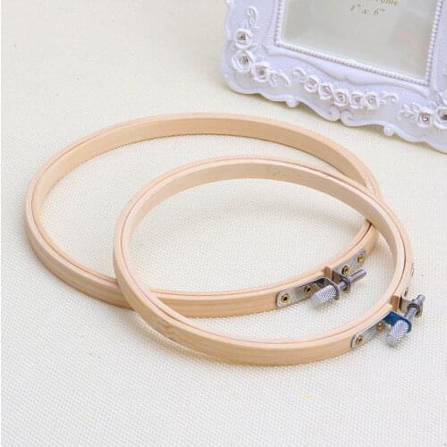 DIY Embroidery Hoop Ring Bamboo Frame Needlecraft Cross Stitch Machine Round Loop Hand Household Sewing Tools