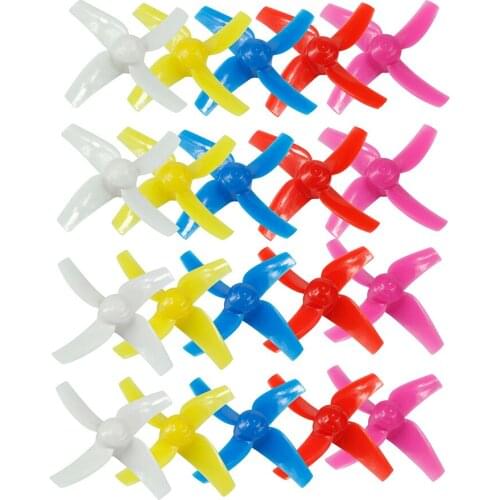 LDARC 48mm 4-blade 1mm Shaft Propeller FPV Quadcopter Tiny 8X Replacement RC Drones Prop 10 Pairs