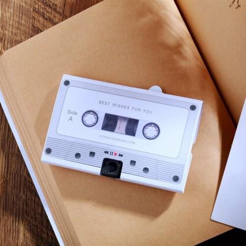 Love Letter Confession Tape Handmade DIY Creative Gift Recording Chip Card Custom Audio Message New Holiday Gift Valentines Day