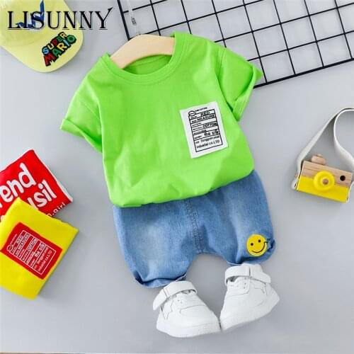 Boy Suits 2021 Summer Baby Boys Girls Clothing Sets Toddler Infant Short Sleeve T Shirt Shorts Children Kids Casual Clothing