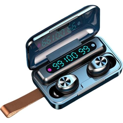 NEW F9 TWS Earphone Wireless Earbuds Bluetooth 5.0 In-Ear Headphones Noise Cancellation IPX7 Waterproof HiFi Stereo Headset